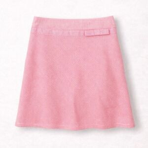 Cynthia Steffe Pink & White Checkered A-Line Skirt Women’s Size 2